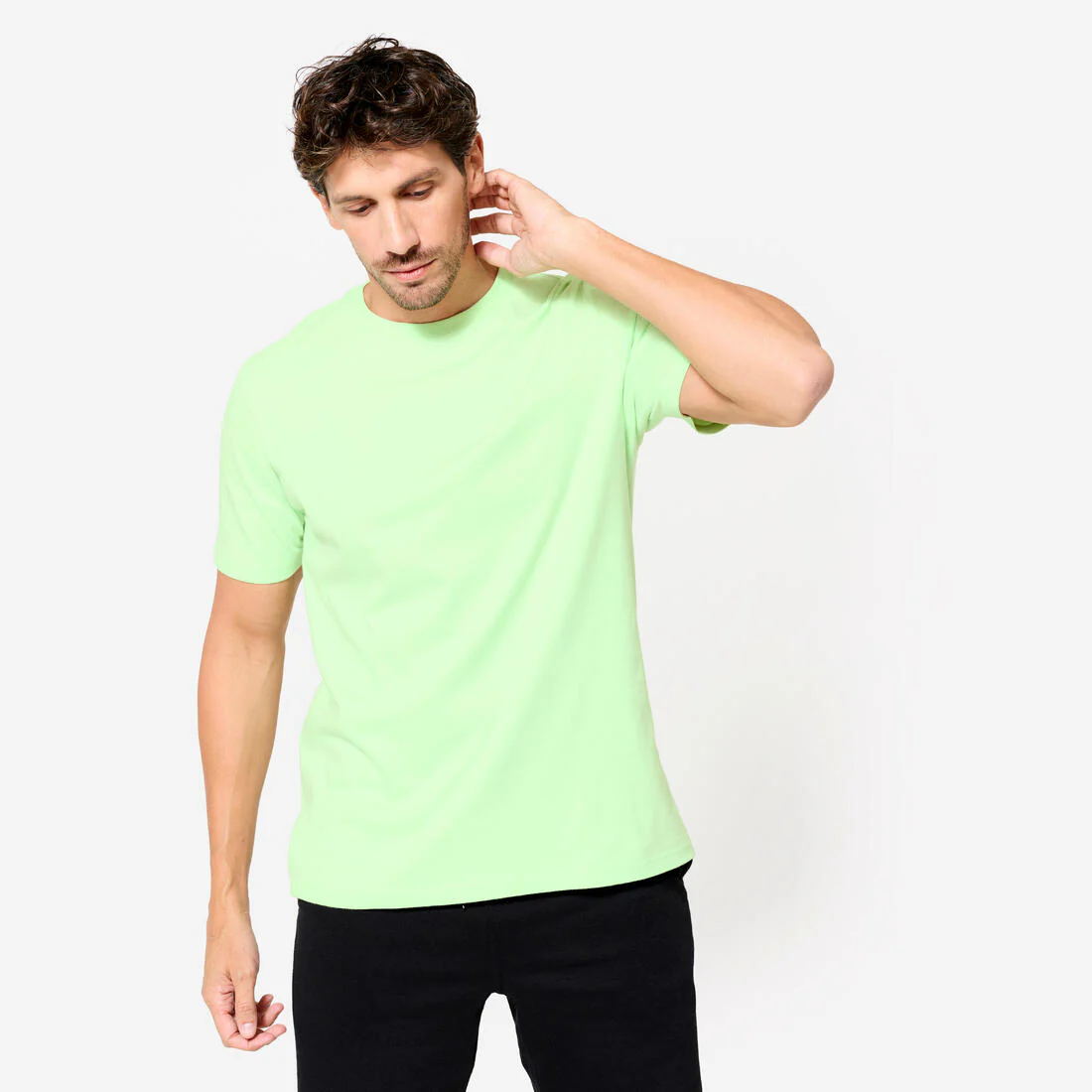 Men's Short-Sleeved Crew-Neck Fitness T-Shirt - Image 2