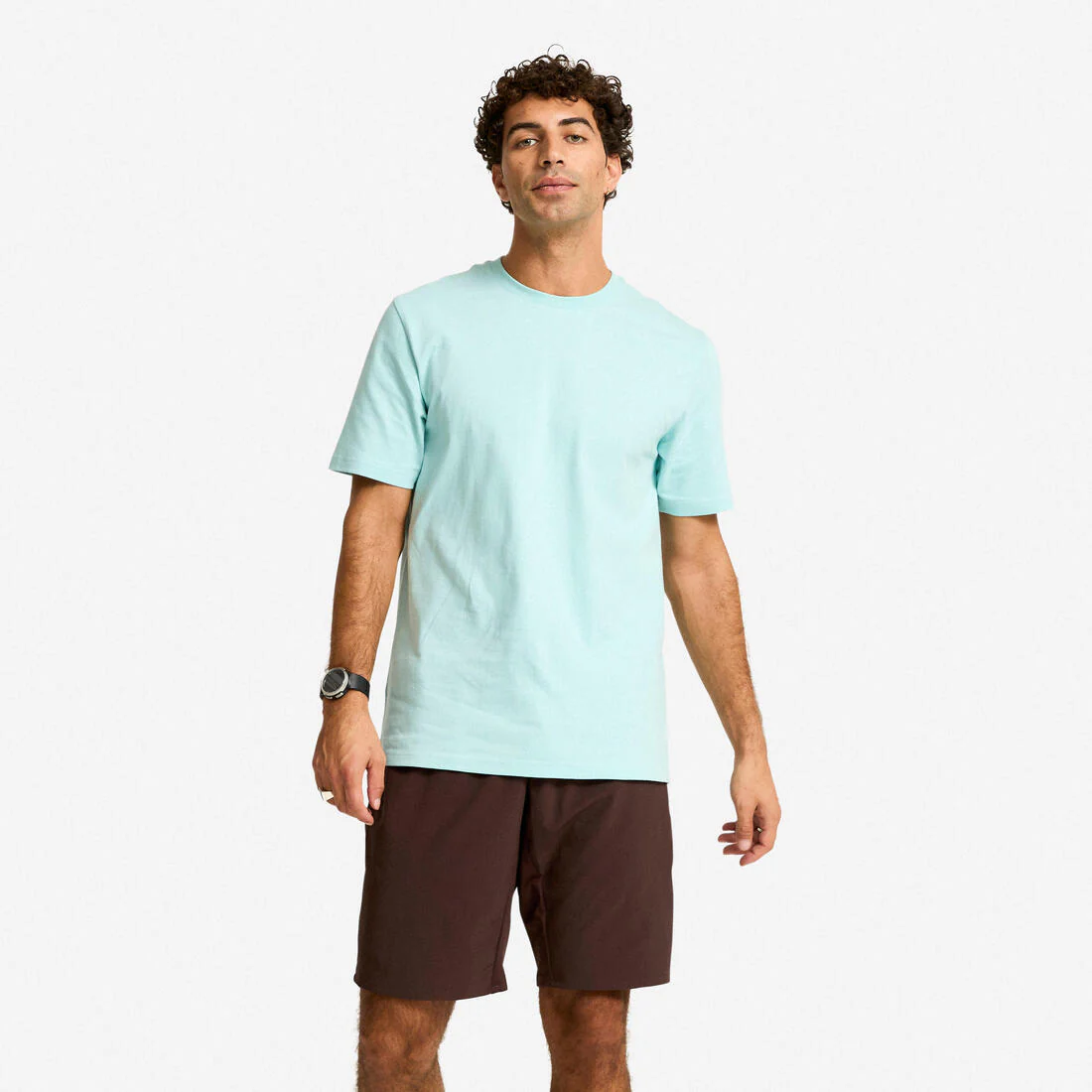 Men's Short-Sleeved Crew-Neck Fitness T-Shirt - Image 3