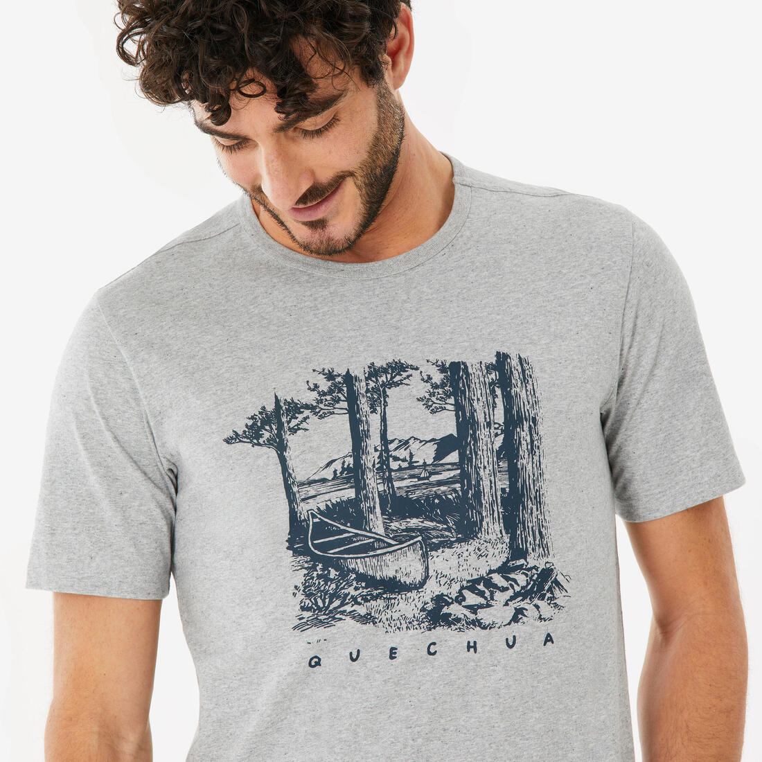 Men’s short-sleeved hiking T-shirt NH100 - Image 10