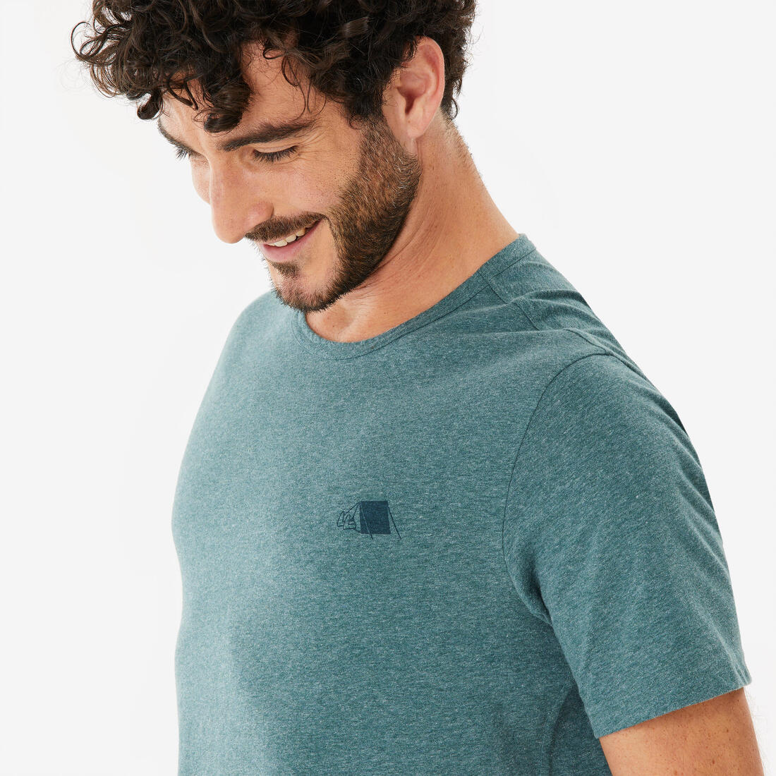 Men’s short-sleeved hiking T-shirt NH100 - Image 13