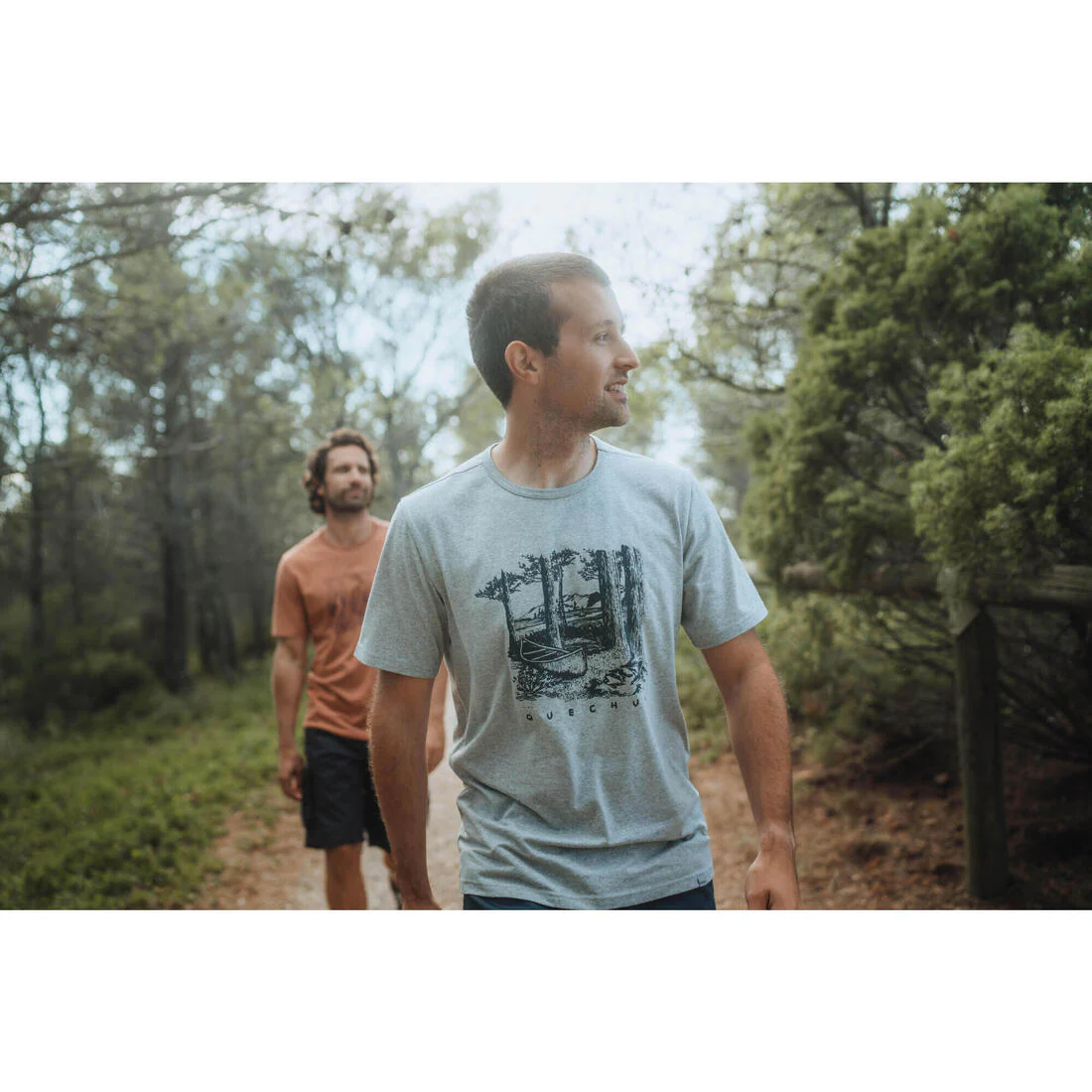 Men’s short-sleeved hiking T-shirt NH100 - Image 14
