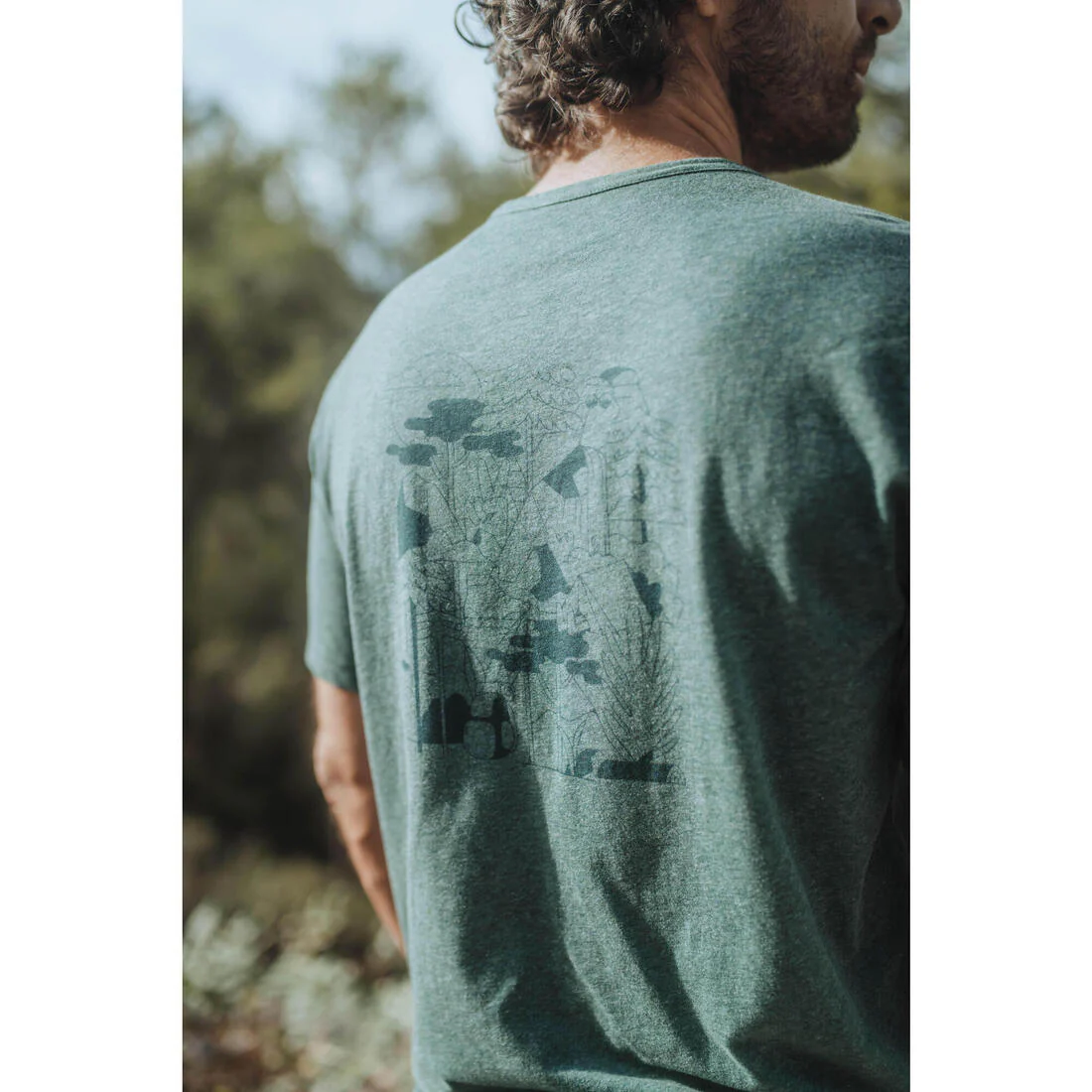 Men’s short-sleeved hiking T-shirt NH100 - Image 16