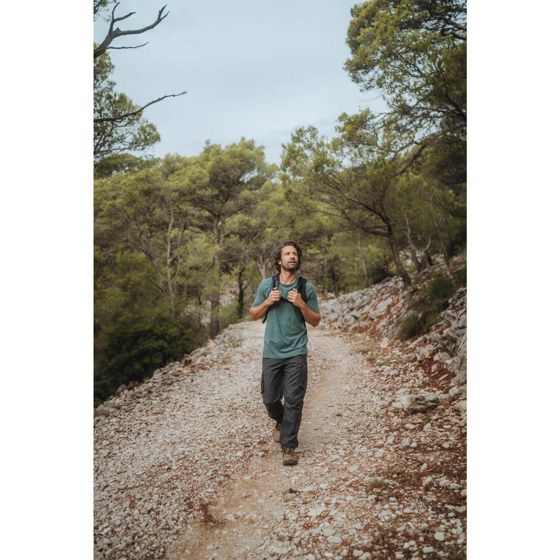Men’s short-sleeved hiking T-shirt NH100 - Image 19