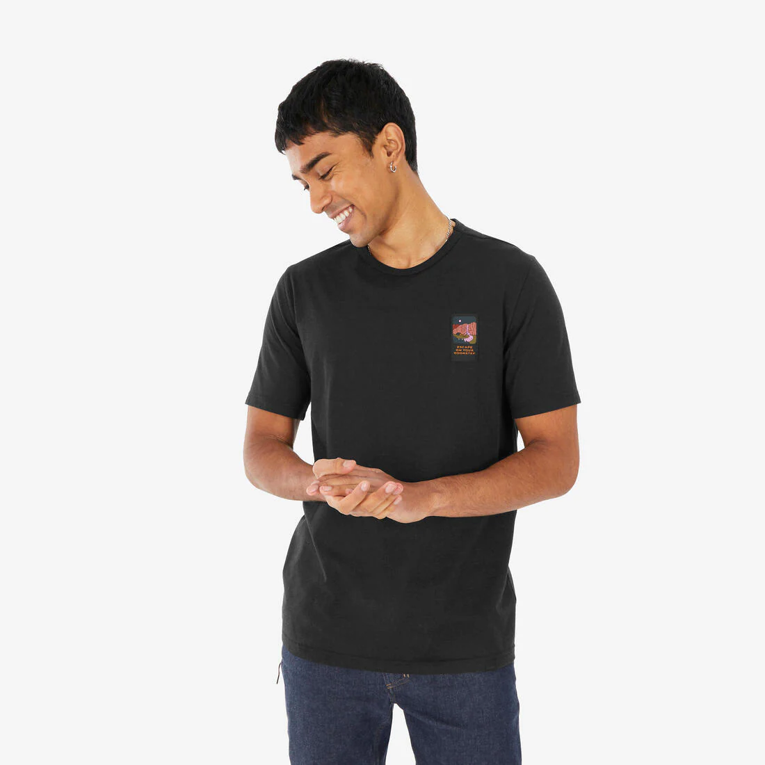 Men’s short-sleeved hiking T-shirt NH100 - Image 2