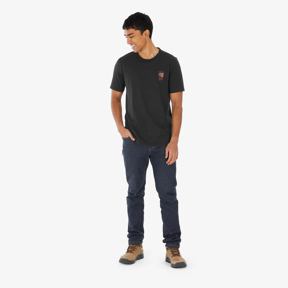 Men’s short-sleeved hiking T-shirt NH100 - Image 4