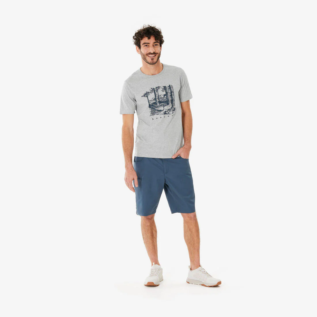 Men’s short-sleeved hiking T-shirt NH100 - Image 6