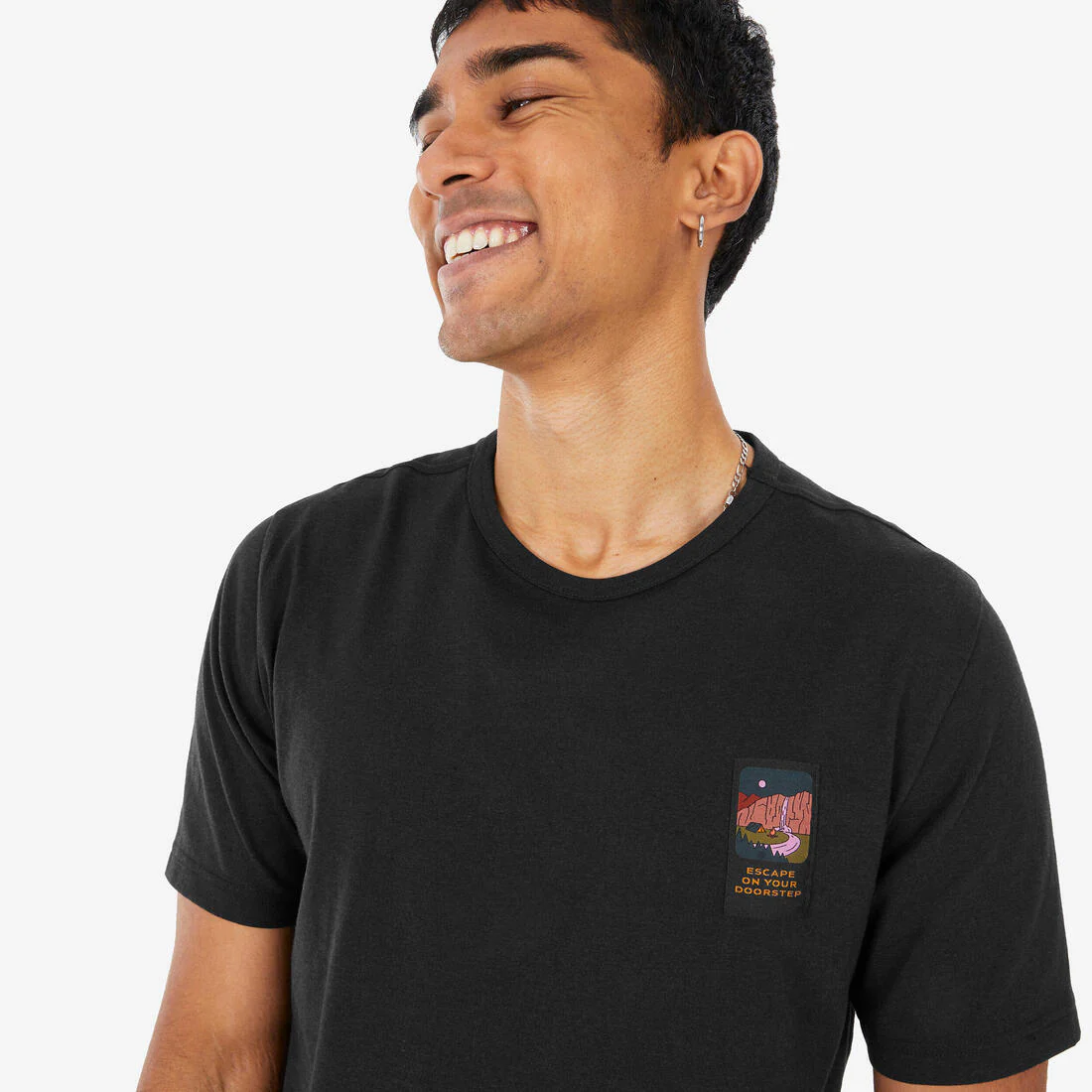 Men’s short-sleeved hiking T-shirt NH100 - Image 8