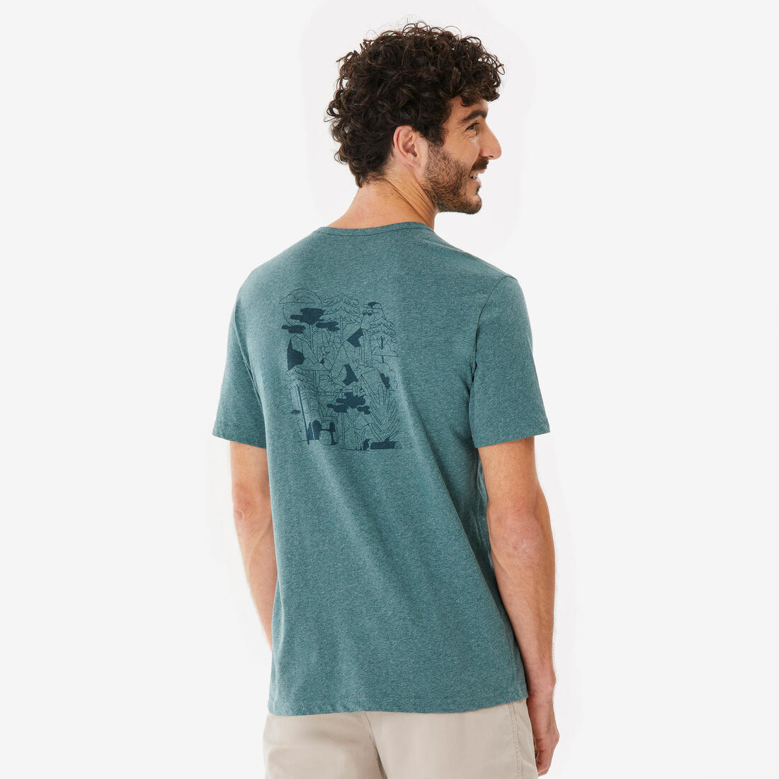Men’s short-sleeved hiking T-shirt NH100 - Image 9