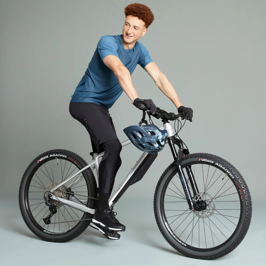 Men's Short-Sleeved Mountain Bike Jersey EXPL 100 - Image 13