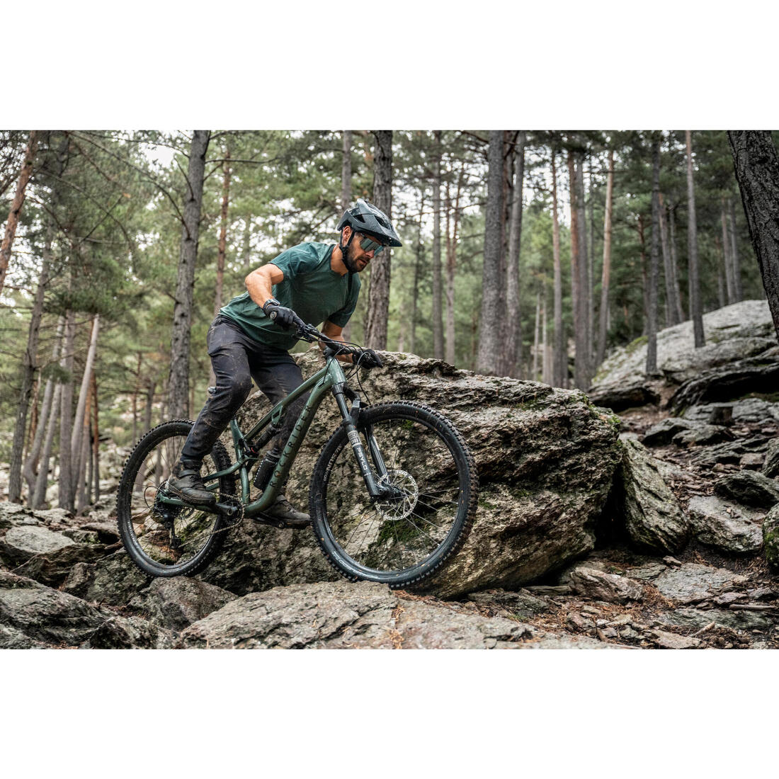 Men's Short-Sleeved Mountain Bike Jersey EXPL 100 - Image 16