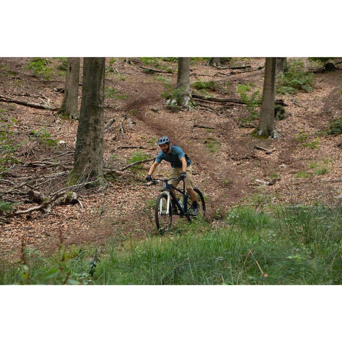 Men's Short-Sleeved Mountain Bike Jersey EXPL 100 - Image 23