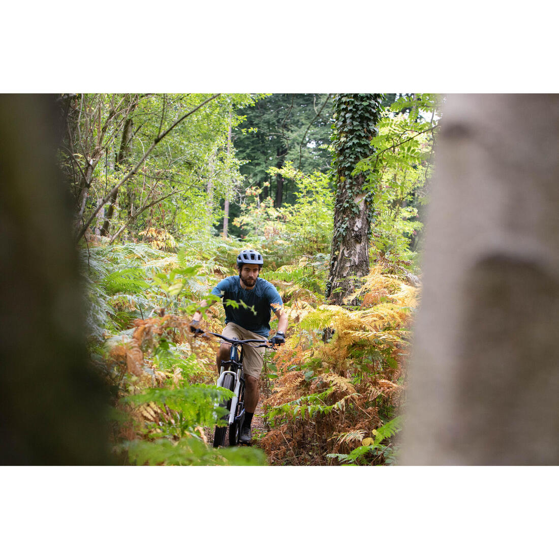 Men's Short-Sleeved Mountain Bike Jersey EXPL 100 - Image 26