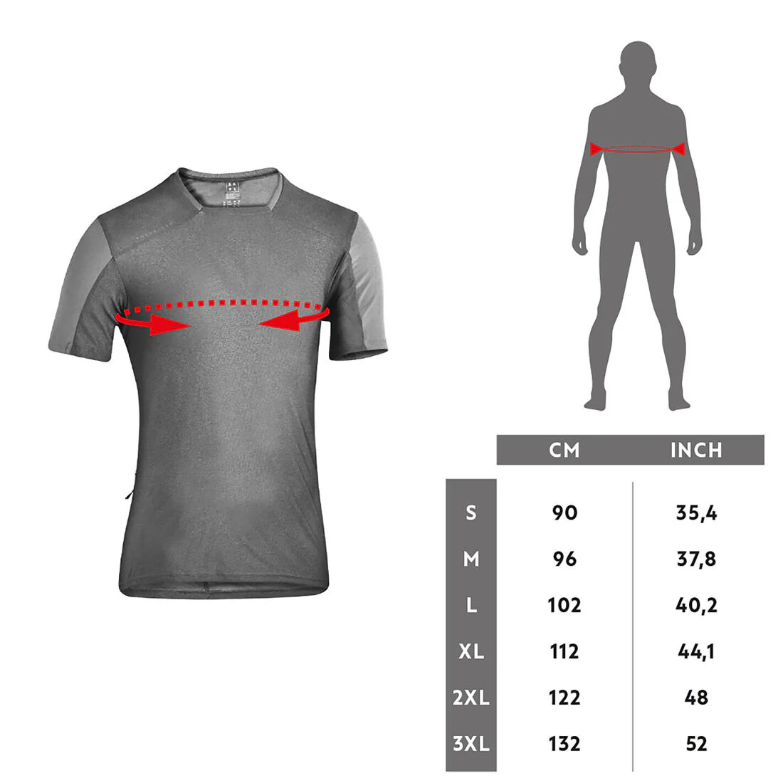 Men's Short-Sleeved Mountain Bike Jersey EXPL 100 - Image 9