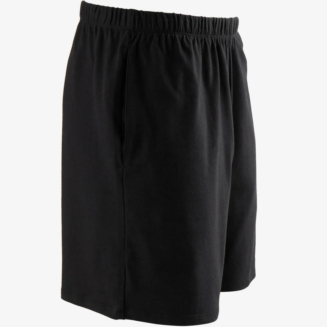 Men's Short Straight-Cut Cotton Fitness Shorts 100 With Key Pocket - Image 7