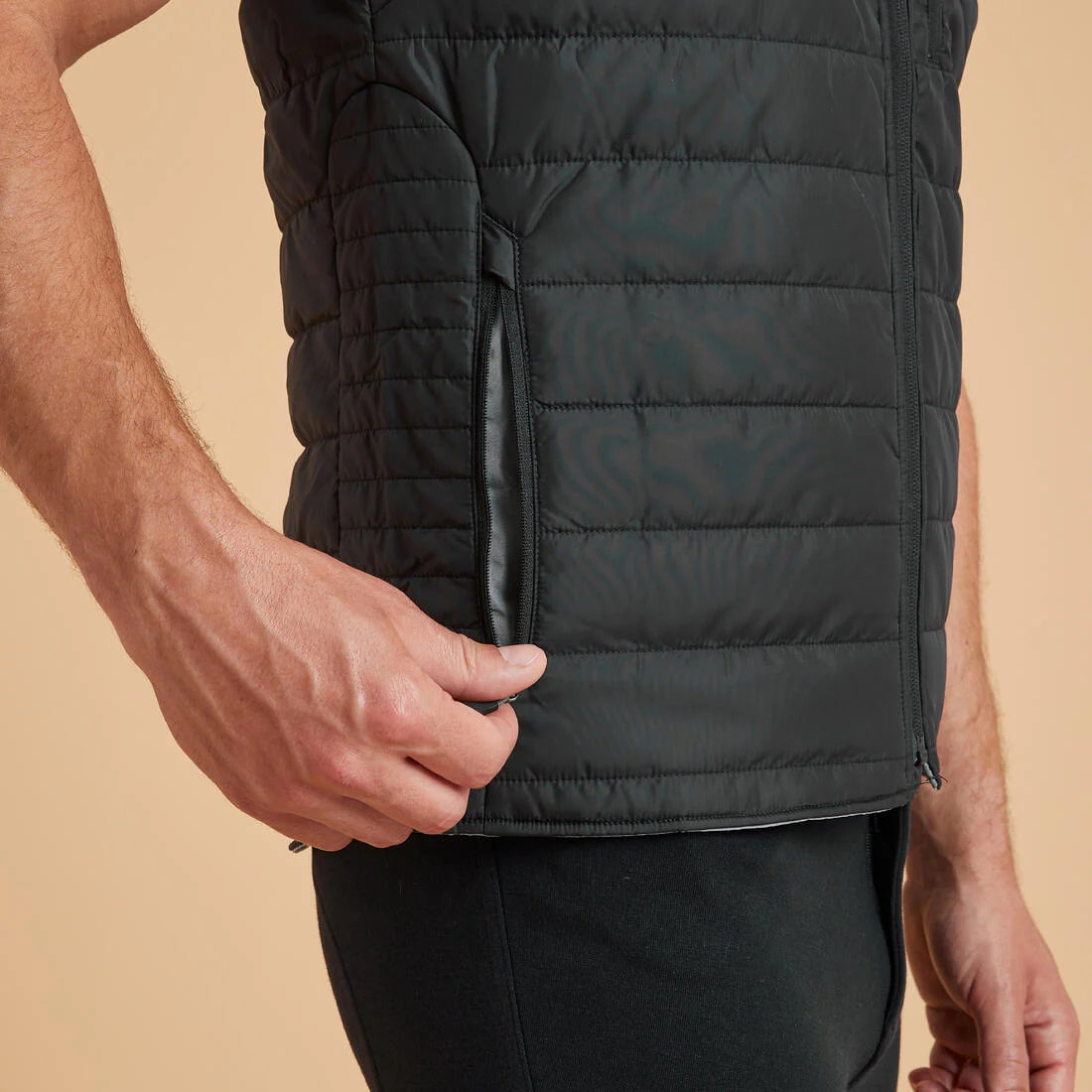 Men's Sleeveless Horse Riding Padded Jacket 100 - Image 8