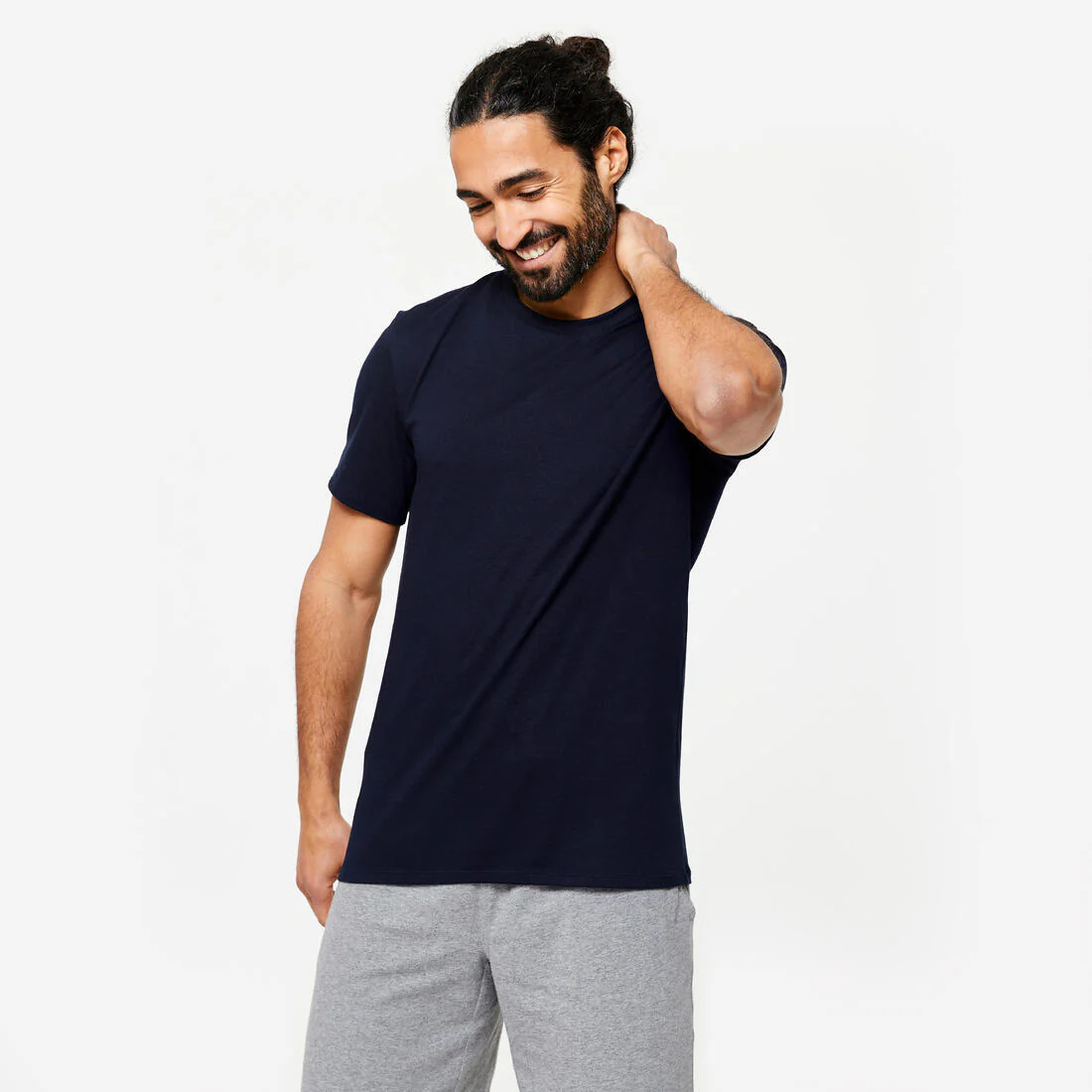 Men's Slim-Fit Fitness T-Shirt 500