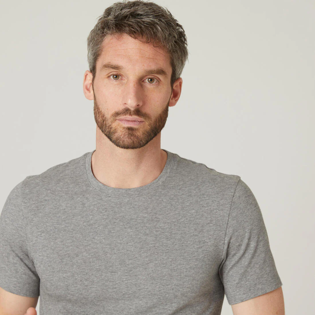 Men's Slim-Fit Fitness T-Shirt 500 - Image 18