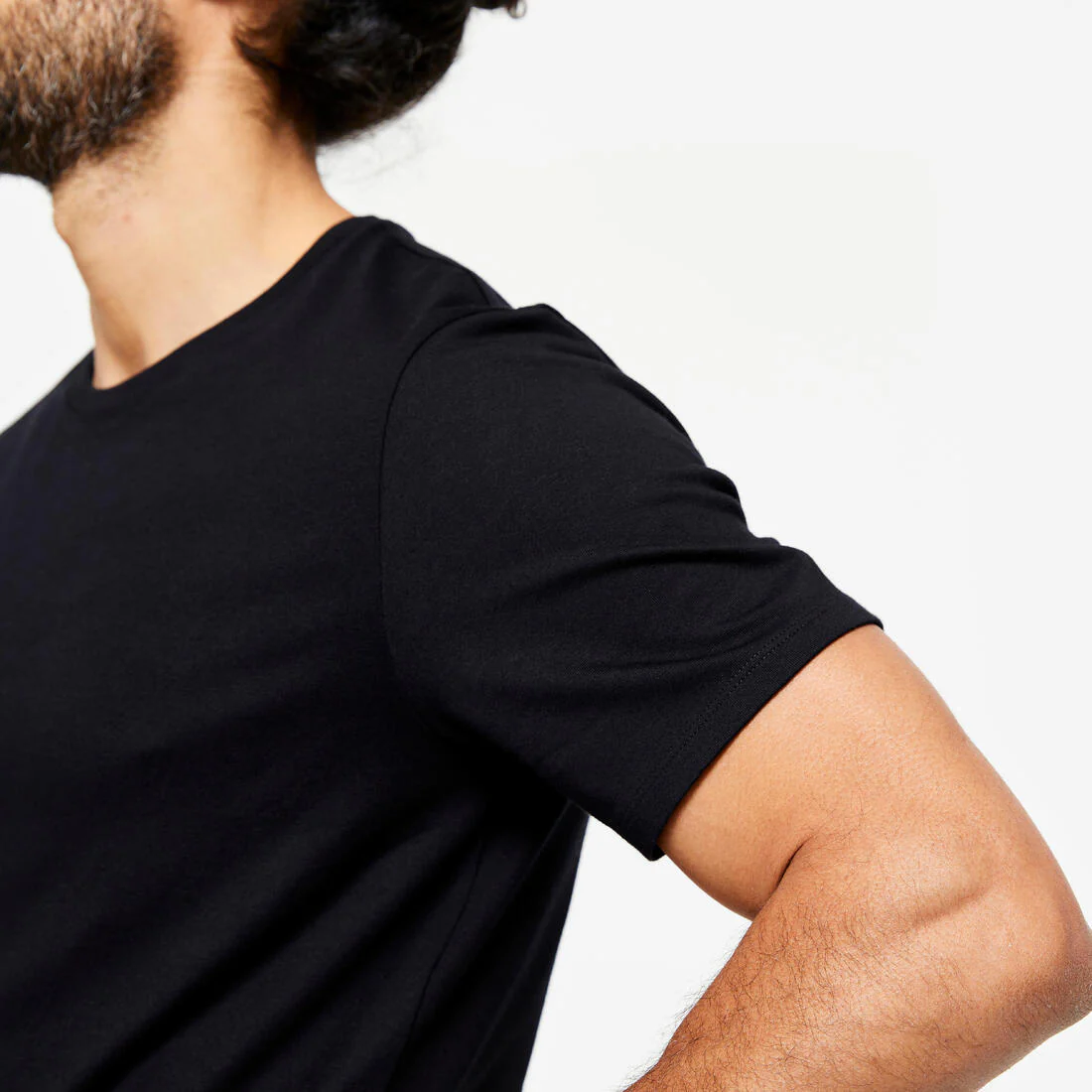 Men's Slim-Fit Fitness T-Shirt 500 - Image 25