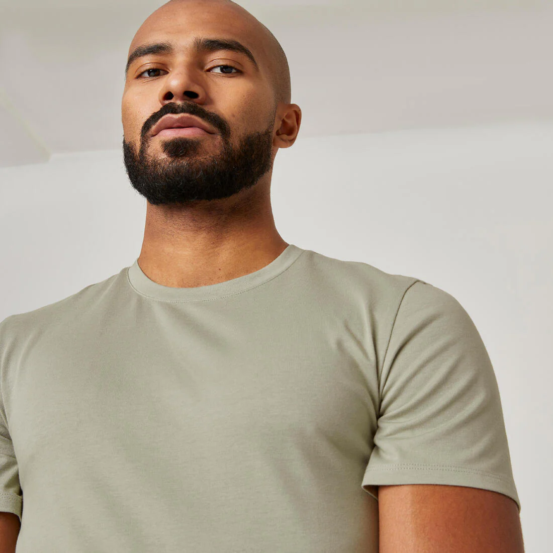 Men's Slim-Fit Fitness T-Shirt 500 - Image 37