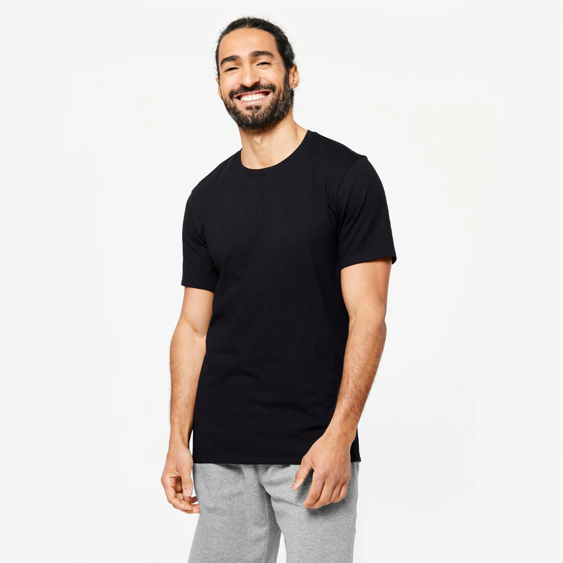 Men's Slim-Fit Fitness T-Shirt 500 - Image 4