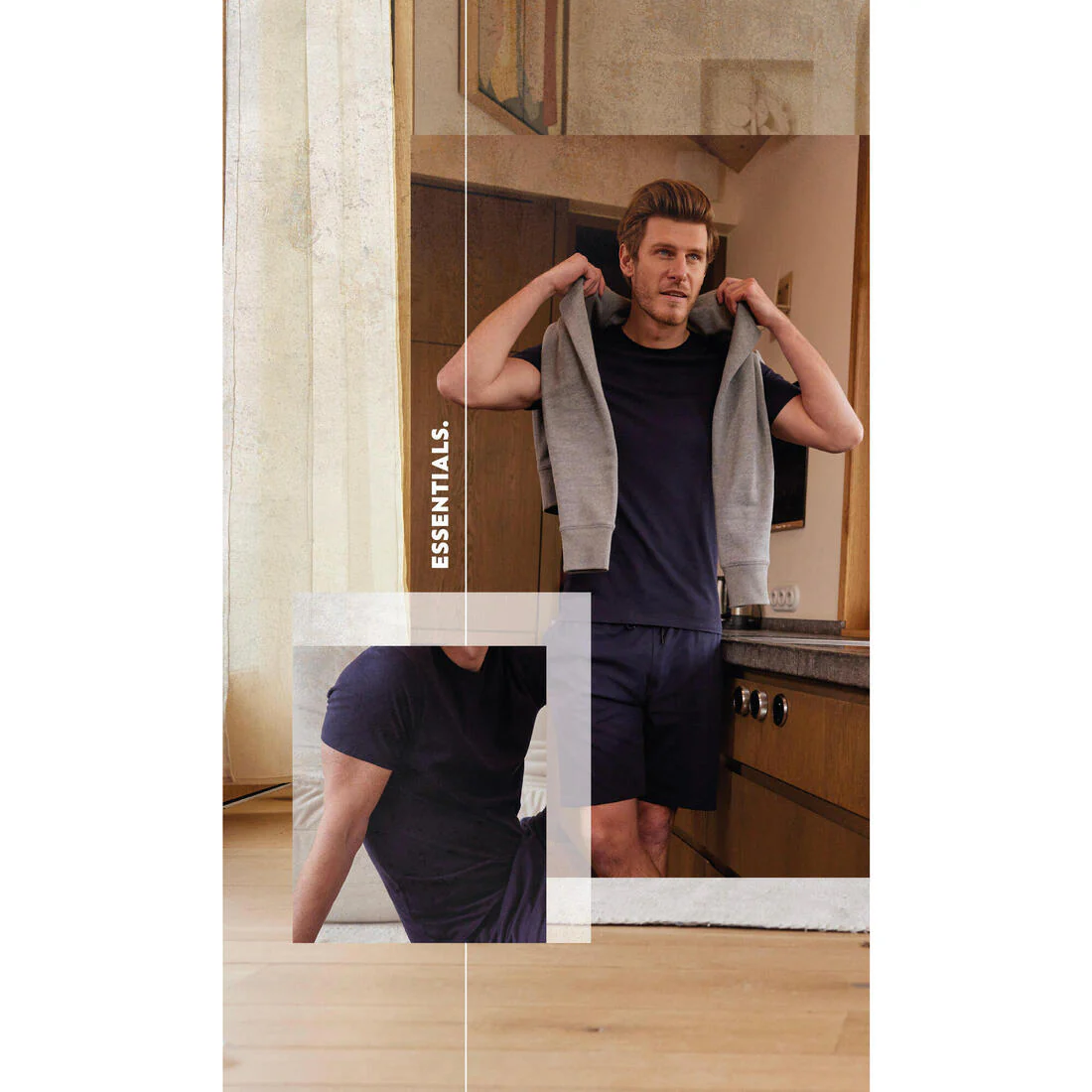 Men's Slim-Fit Fitness T-Shirt 500 - Image 40