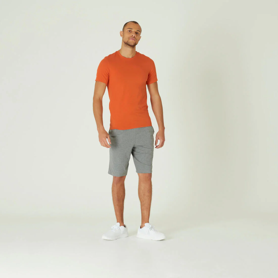 Men's Slim-Fit Fitness T-Shirt 500 - Image 41