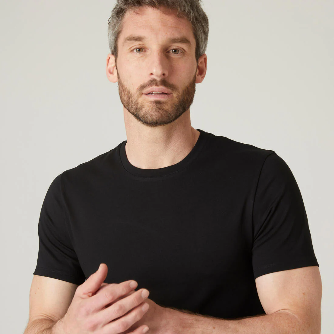 Men's Slim-Fit Fitness T-Shirt 500 - Image 45