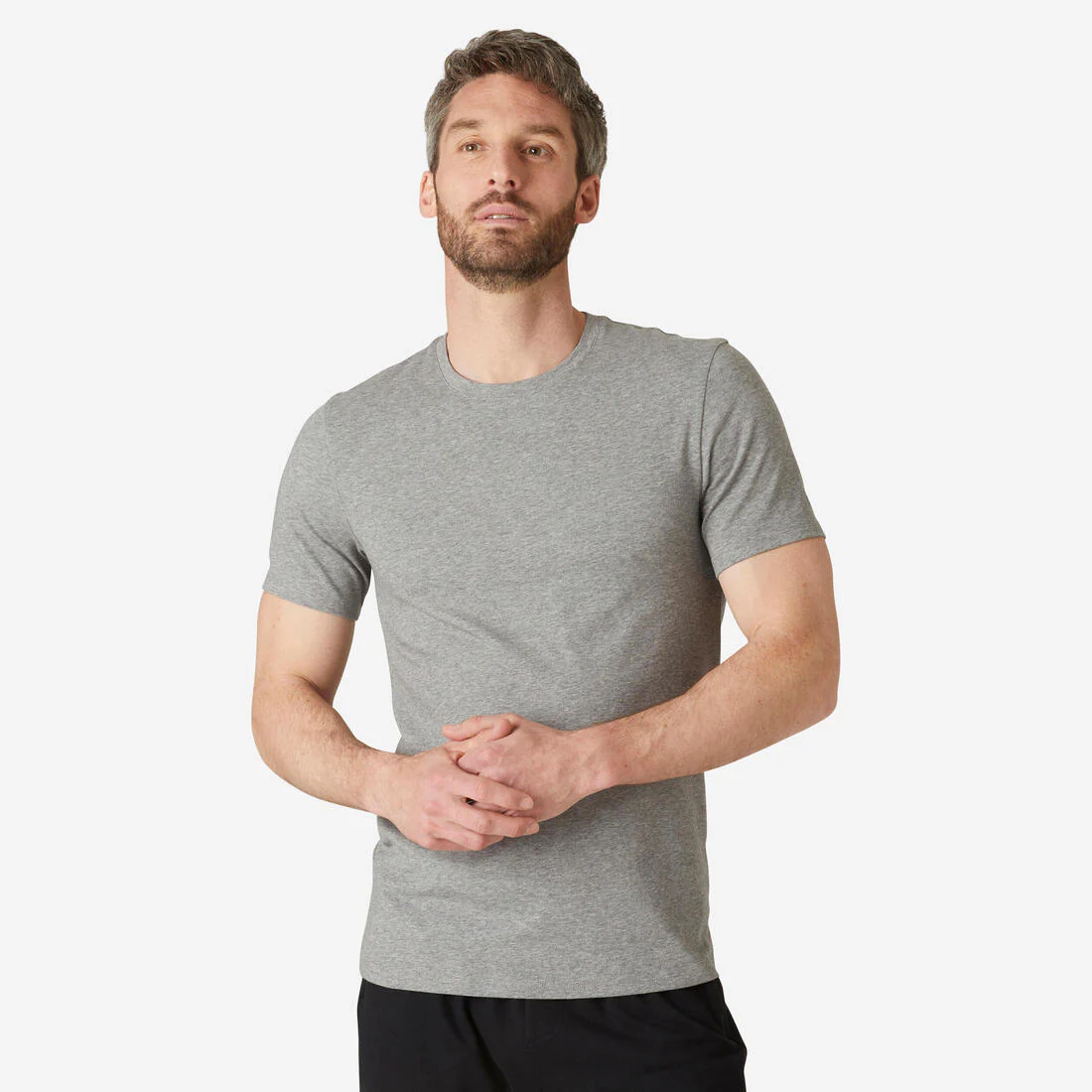 Men's Slim-Fit Fitness T-Shirt 500 - Image 5