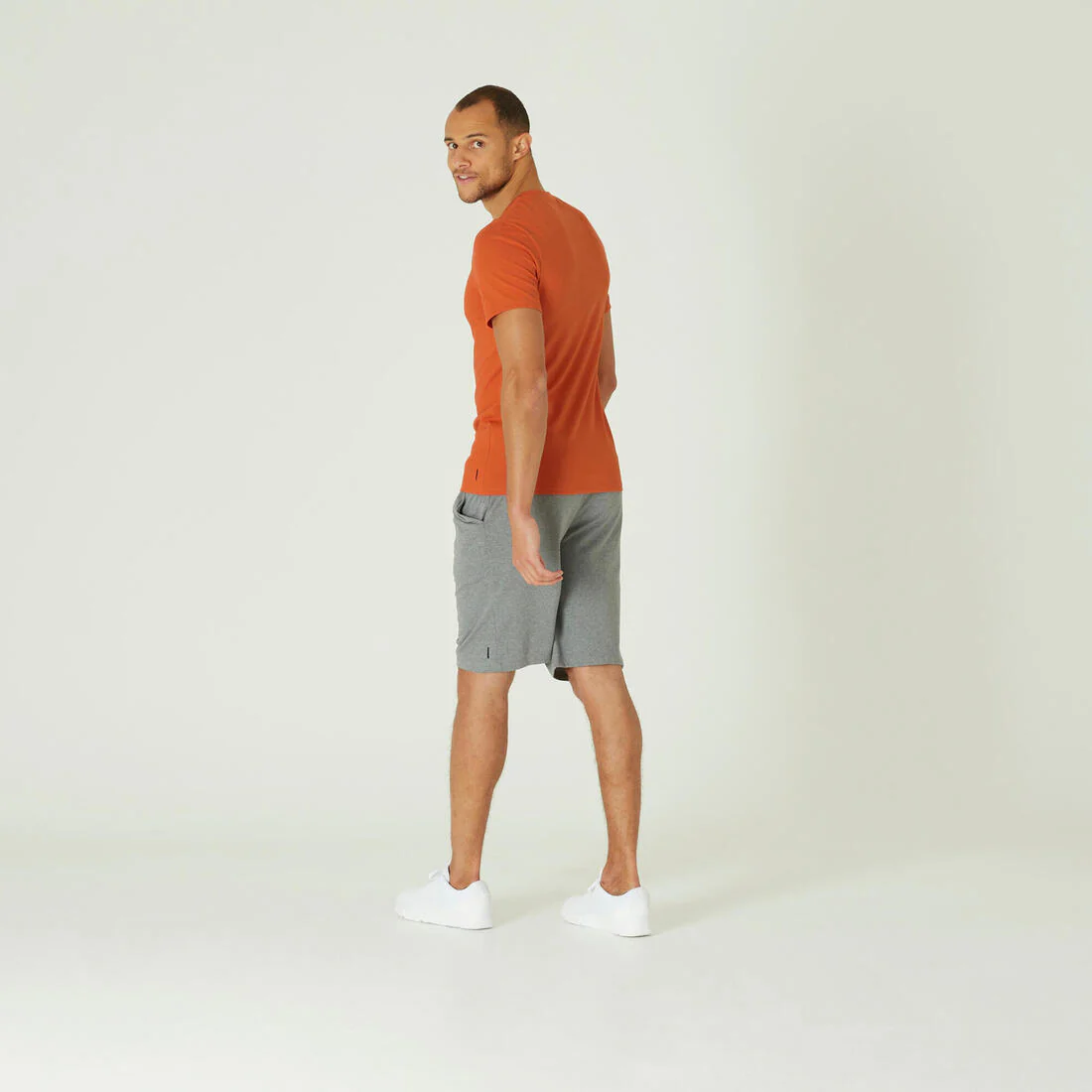 Men's Slim-Fit Fitness T-Shirt 500 - Image 7
