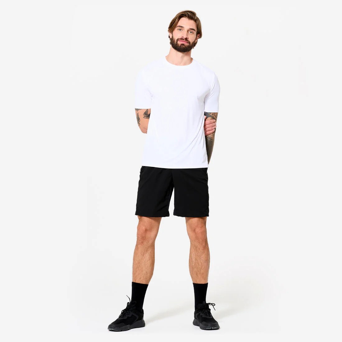 Men's Stretch Fitness T-Shirt - White - Image 2