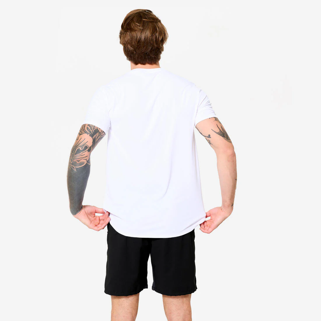 Men's Stretch Fitness T-Shirt - White - Image 4