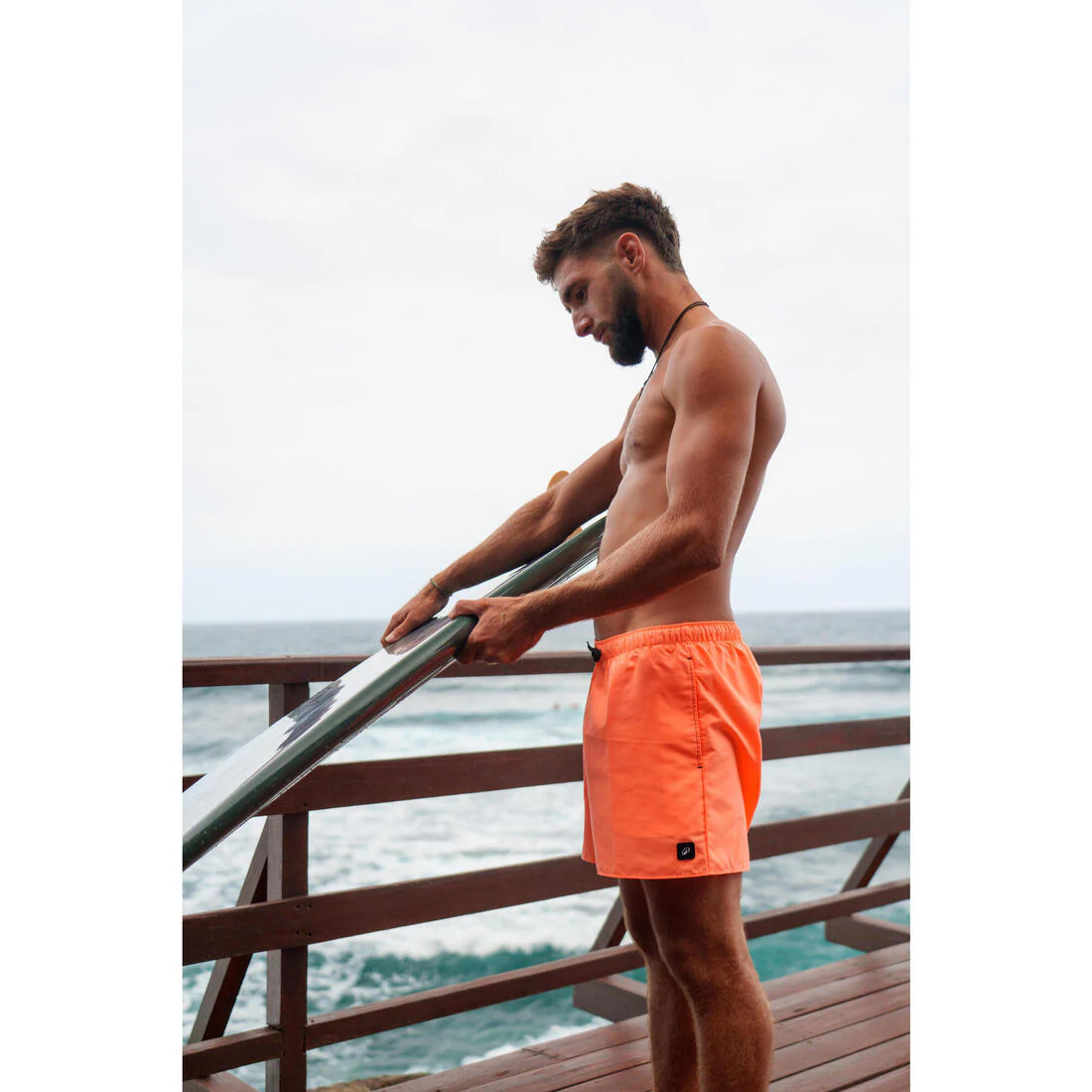 Men’s surfing boardshorts swim shorts, Hendaia pockets - Image 30