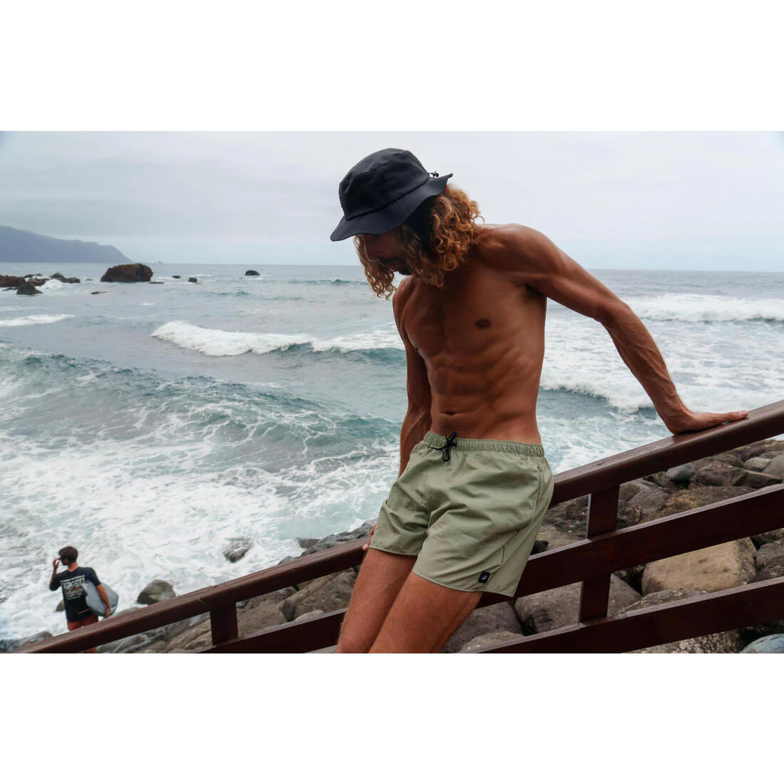 Men’s surfing boardshorts swim shorts, Hendaia pockets - Image 41