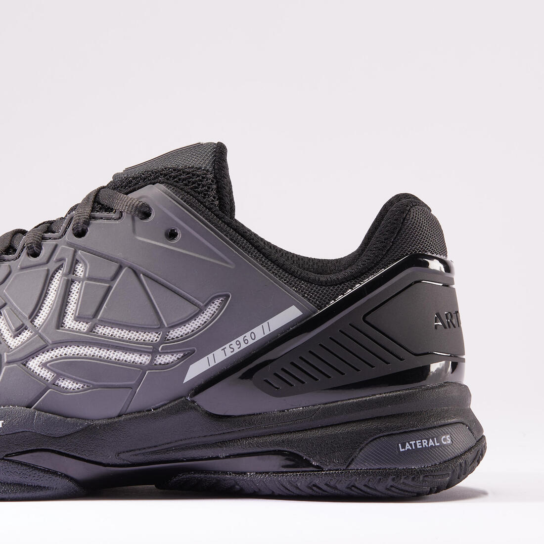 Men's Tennis Multicourt Shoes Strong Pro - Grey/Black - Image 5