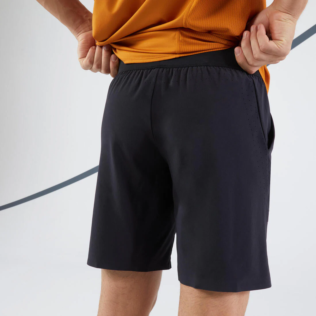Men's Tennis Shorts Dry+ - Black - Image 5