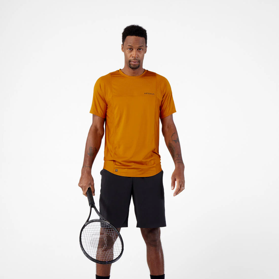 Men's Tennis Shorts Dry+ - Black - Image 6