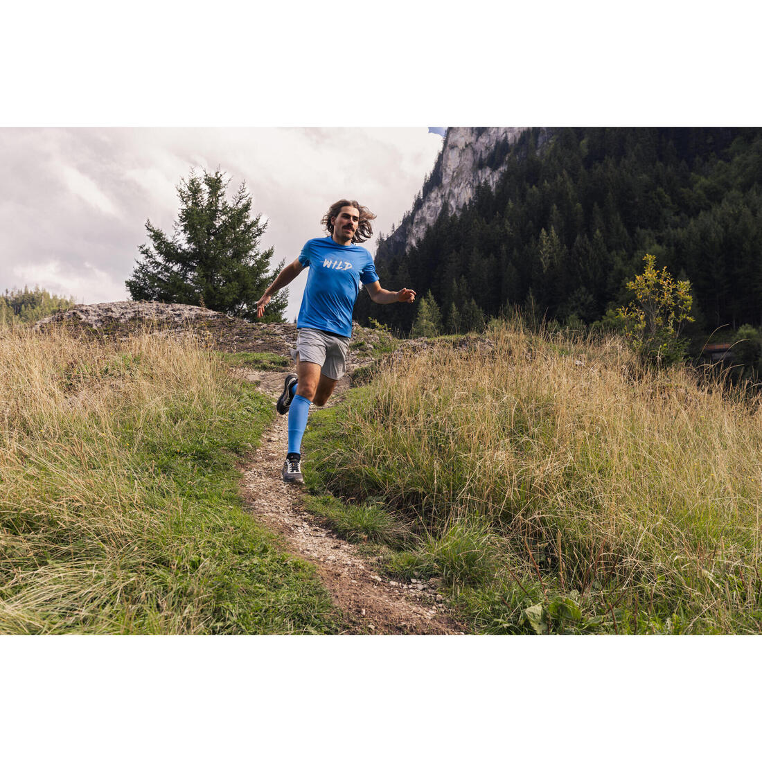 Men's Trail Running Resistant T-Shirt KIPRUN Run 500 Graph - Image 10