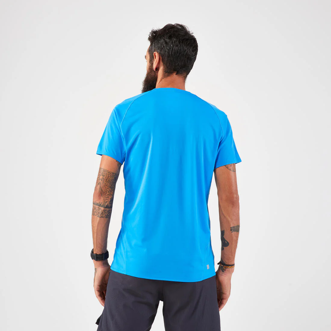 Men's Trail Running Resistant T-Shirt KIPRUN Run 500 Graph - Image 3