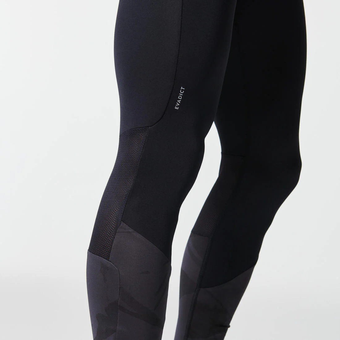 MEN'S TRAIL RUNNING TIGHTS - BLACK/GREY - Image 12