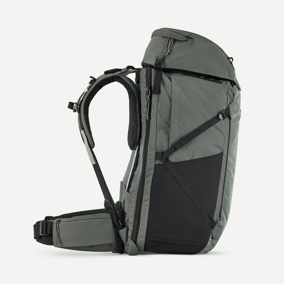 Men’s Travel 900 70+6L suitcase-style travel backpack - Green - Image 9
