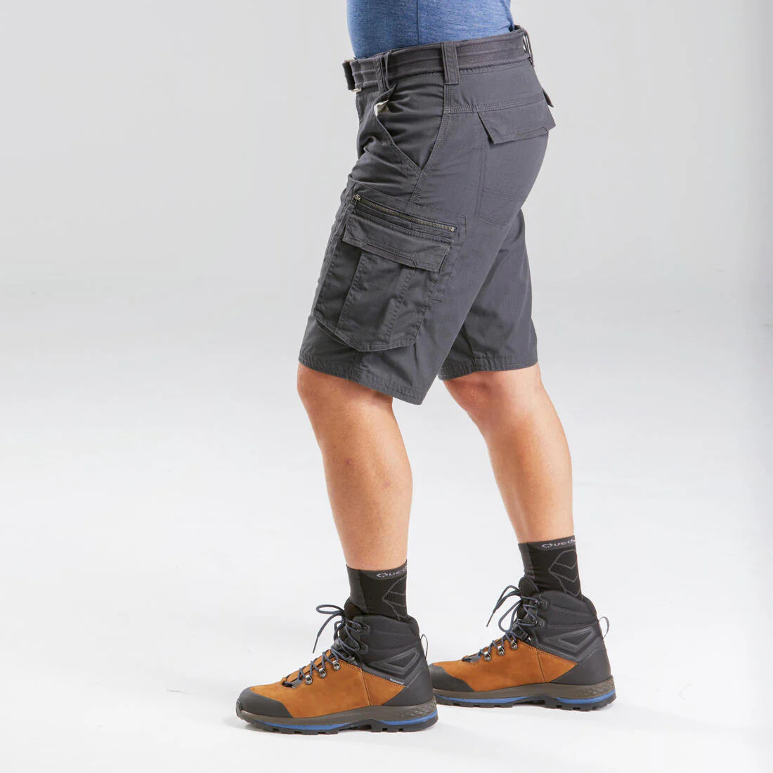 Men's Travel Trekking Cargo Shorts - TRAVEL 500 - Image 11