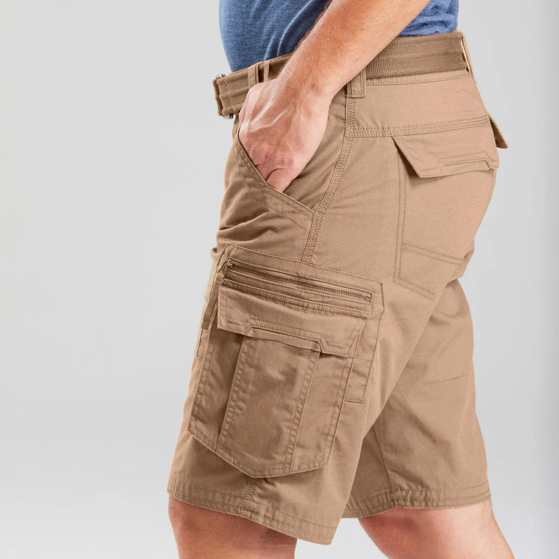 Men's Travel Trekking Cargo Shorts - TRAVEL 500 - Image 14