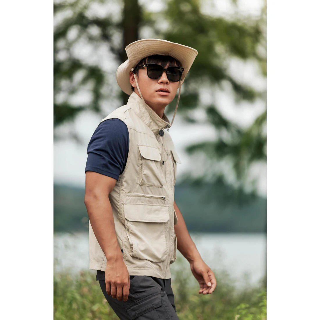 Men's Travel Trekking Cargo Shorts - TRAVEL 500 - Image 26