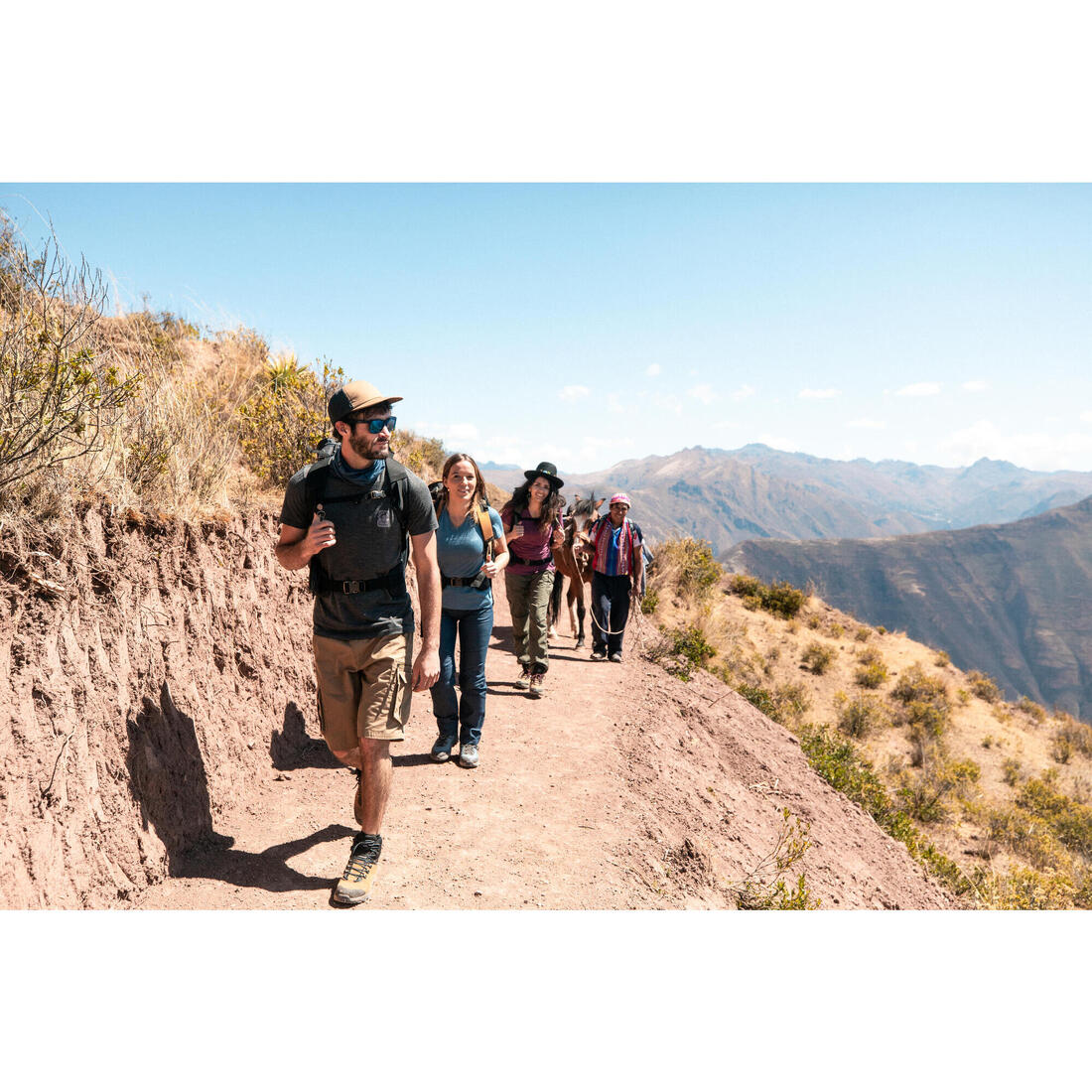 Men's Travel Trekking Cargo Shorts - TRAVEL 500 - Image 30