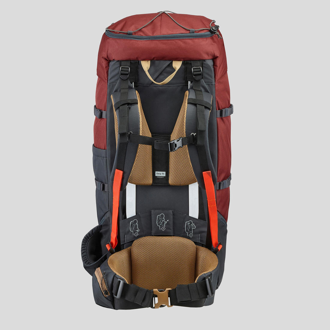 Men's Trekking Backpack 70 L - MT100 EASYFIT - Image 5