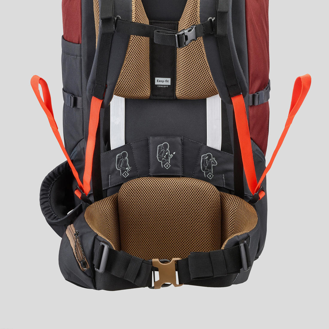 Men's Trekking Backpack 70 L - MT100 EASYFIT - Image 9