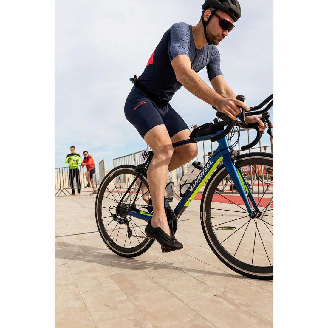 Men's Triathlon LD Trisuit - Navy Blue - Image 7