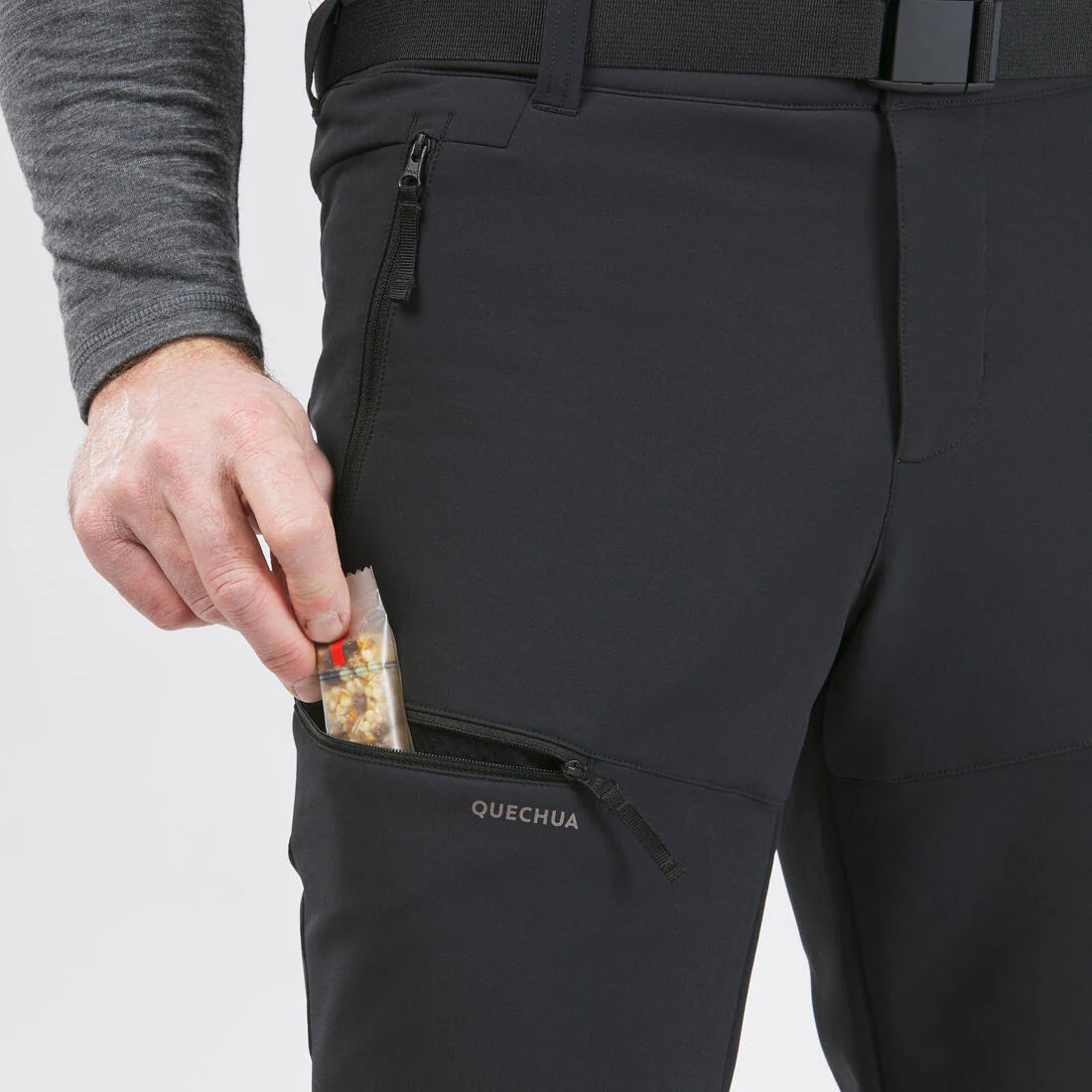 Men’s warm and water-repellent hiking trousers, SH500 - Image 6