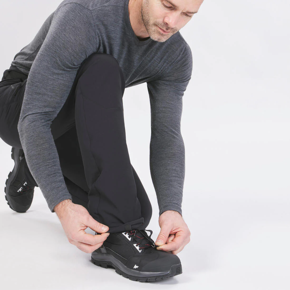Men’s warm and water-repellent hiking trousers, SH500 - Image 7