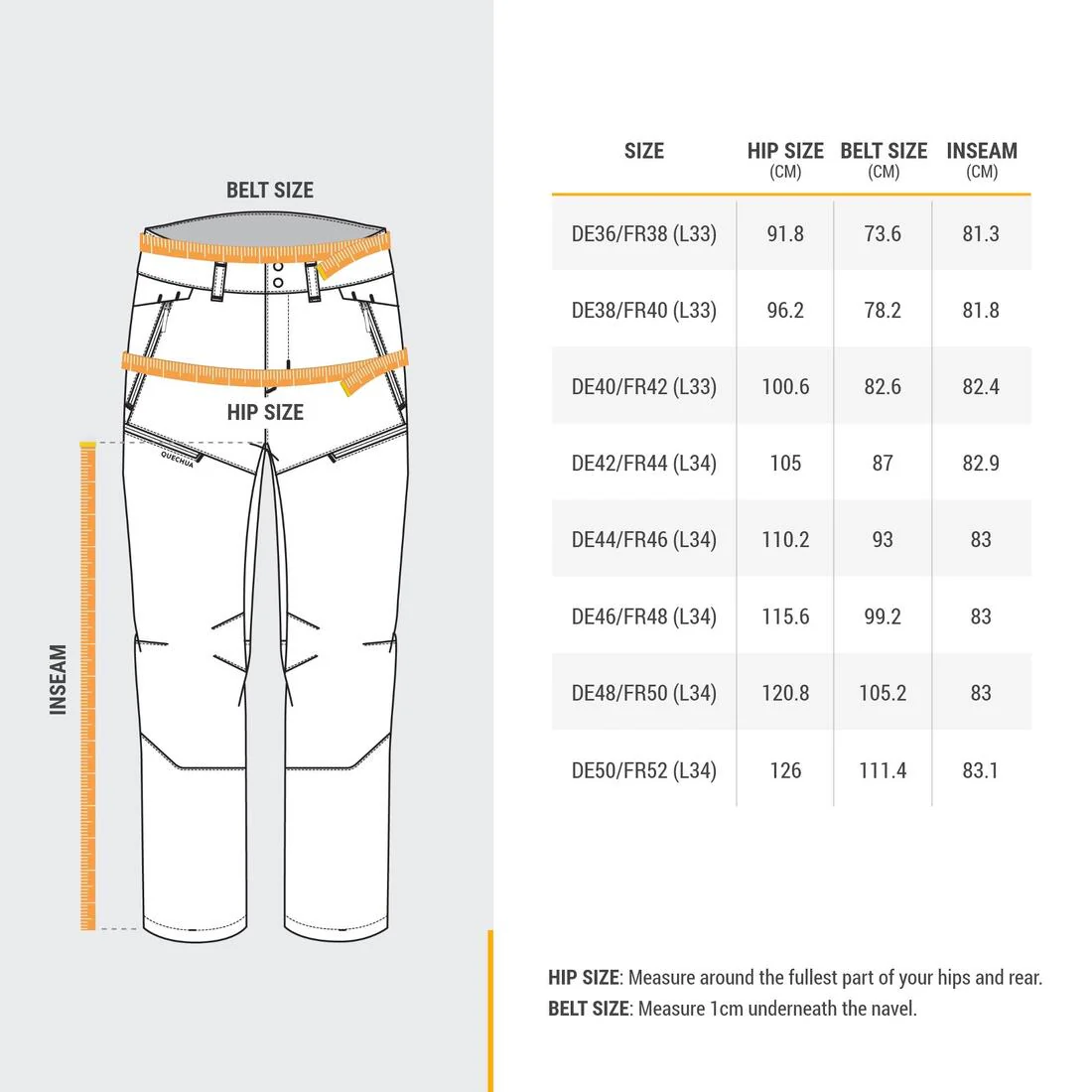 Men’s warm and water-repellent hiking trousers, SH500 - Image 8
